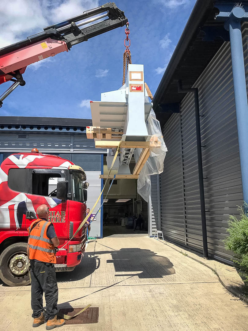 Loading printing guillotine for French company