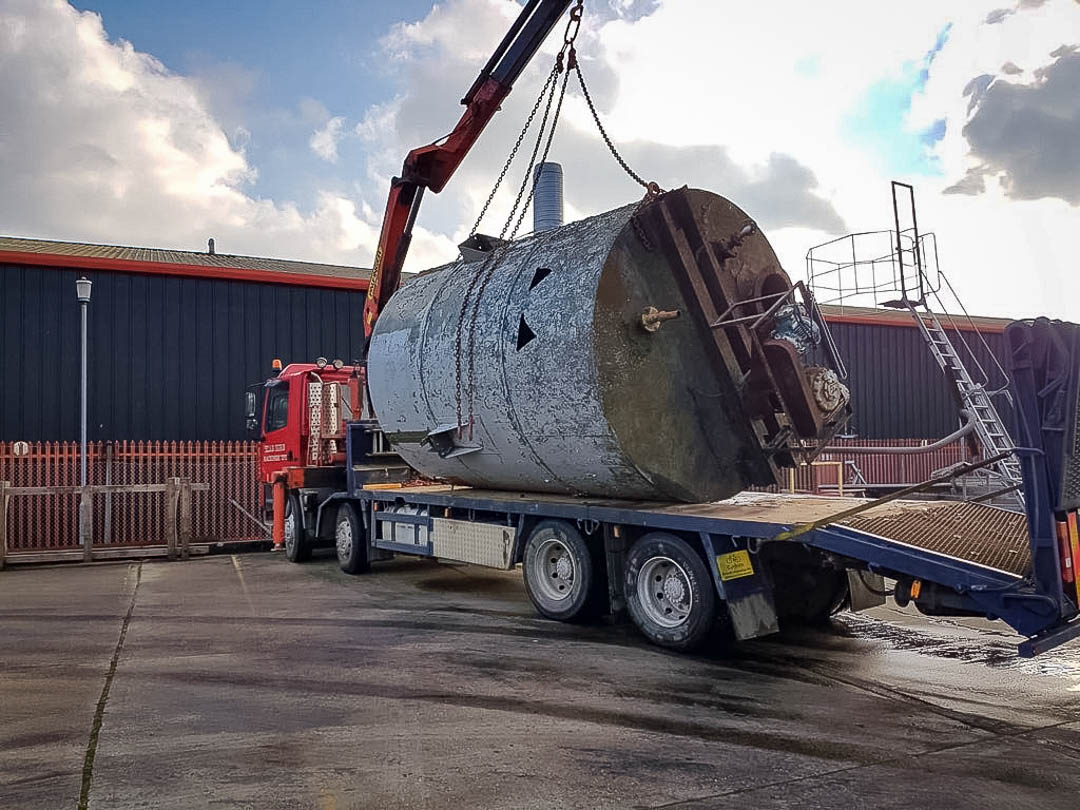 Rye Harbour relocating water tanks